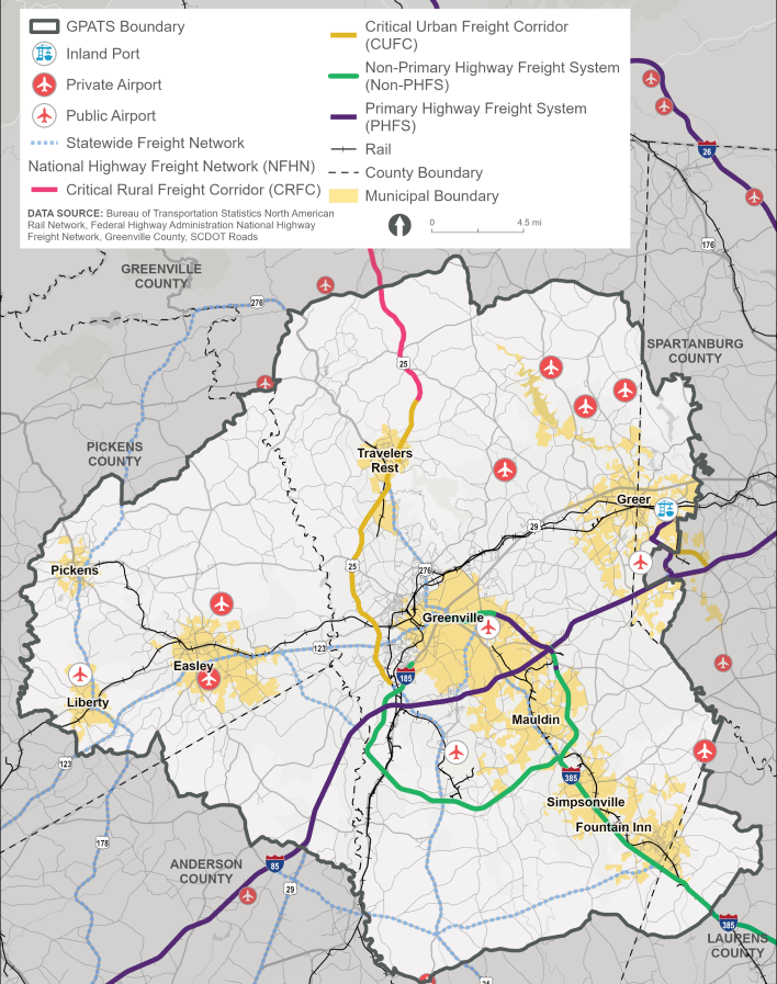 Freight network Map
